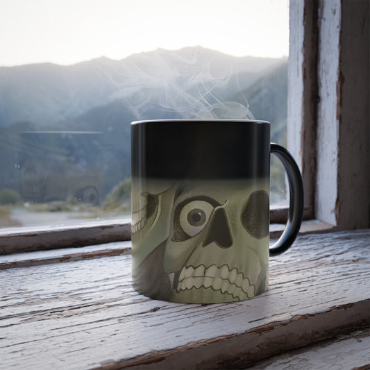 Skull Faces Morphing Mug — 11oz Morphing Heat Sensitive Coffee Cup
