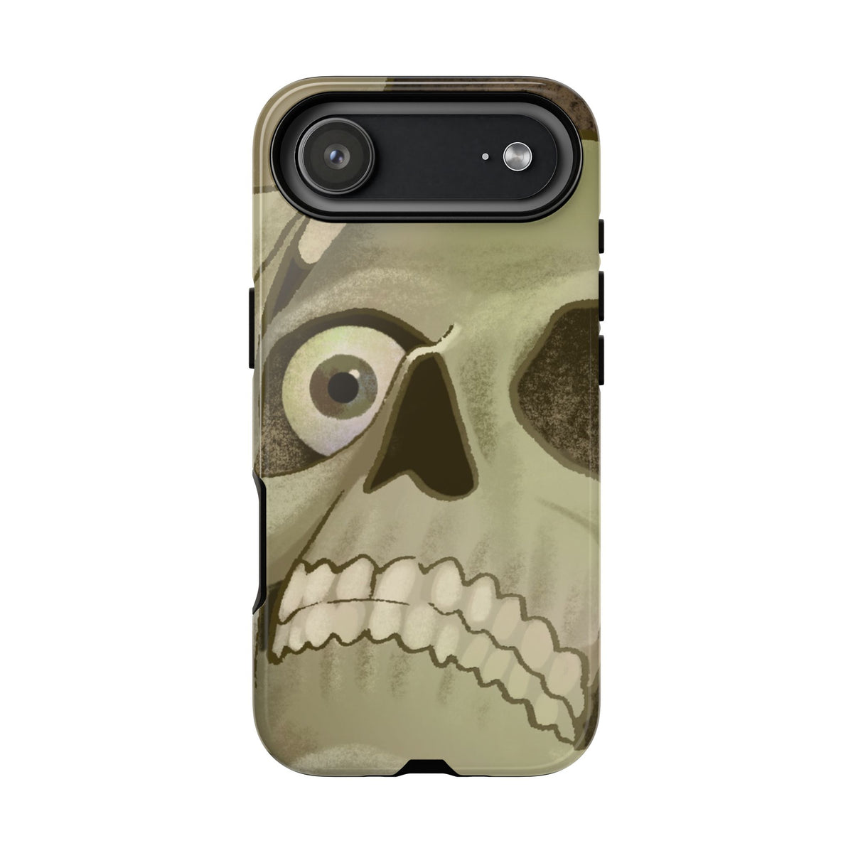 Skull Portrait Phone Case – Spooky Vintage Skeleton Protection